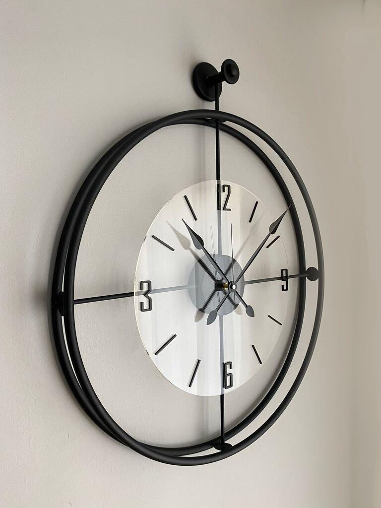 Zidni sat Wallity 58x68x7cm Crni