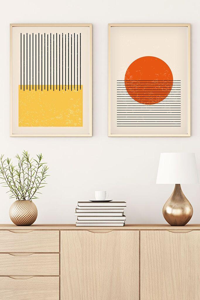 Wallity Uramljena slika Huhu13, 50x70 cm , 2 dela