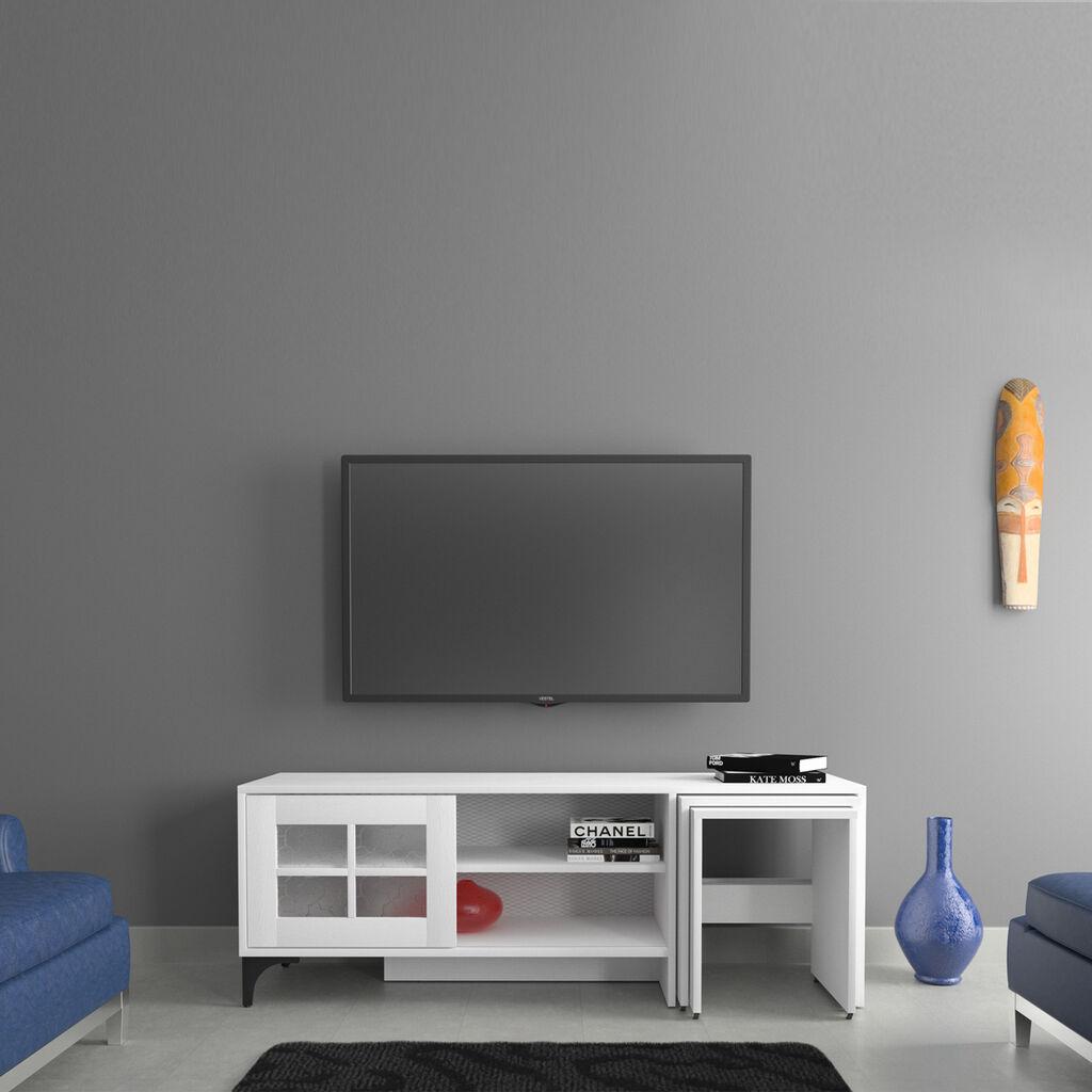 Hanah Home Revival TV stalak, bijeli
