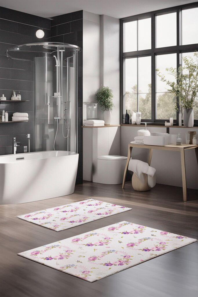 L'essentiel Maison Set prostirki za kupatilo CT-5212, 2 komada, šarene