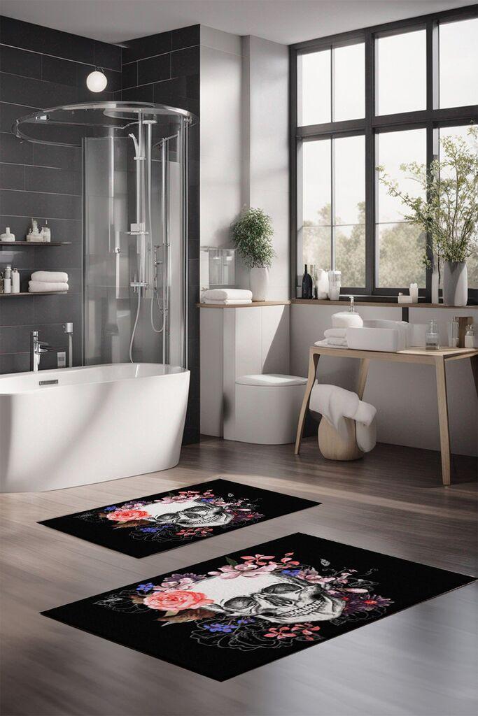 L'essentiel Maison Set tepiha za kupatilo CT-5380, 2 komada, bijela