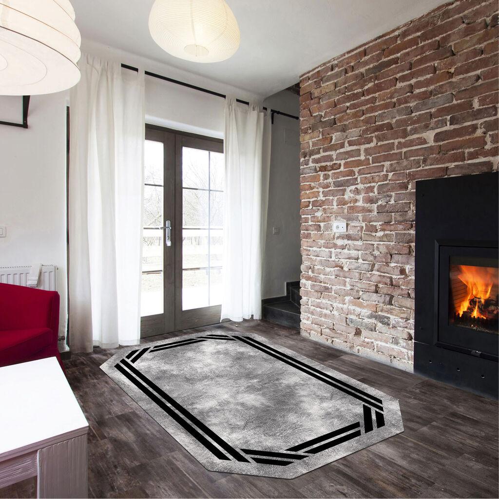 Conceptum Hypnose tepih 80x150cm sivo-crni