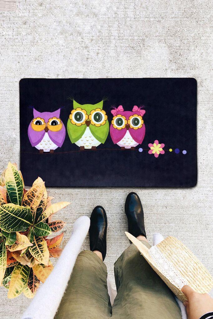 Conceptum Hypnose prostirka za tri sove, 40x60 cm, šareno