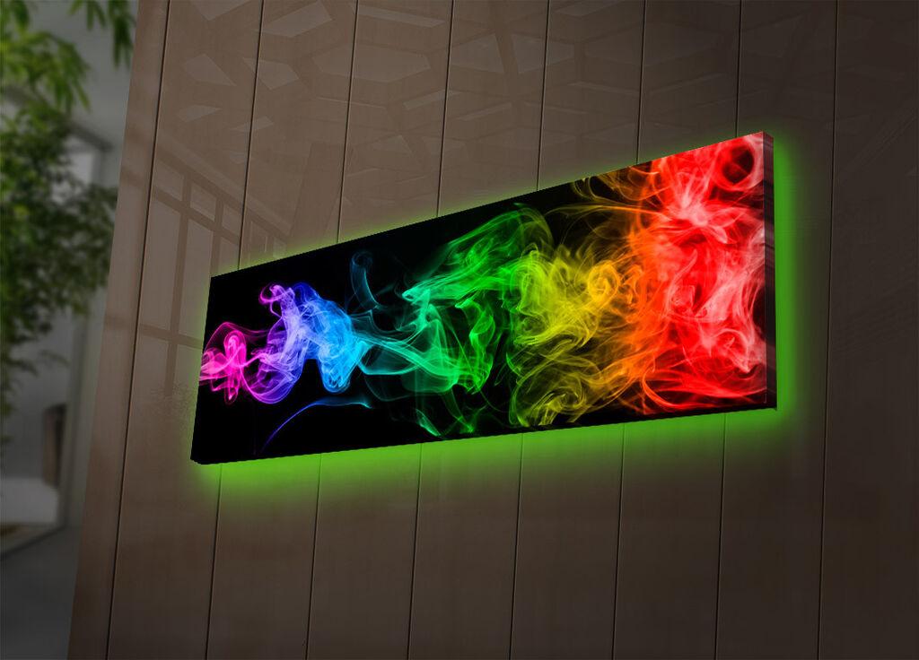 Slika na platnu Wallity sa LED osvetljenjem 30x90cm
