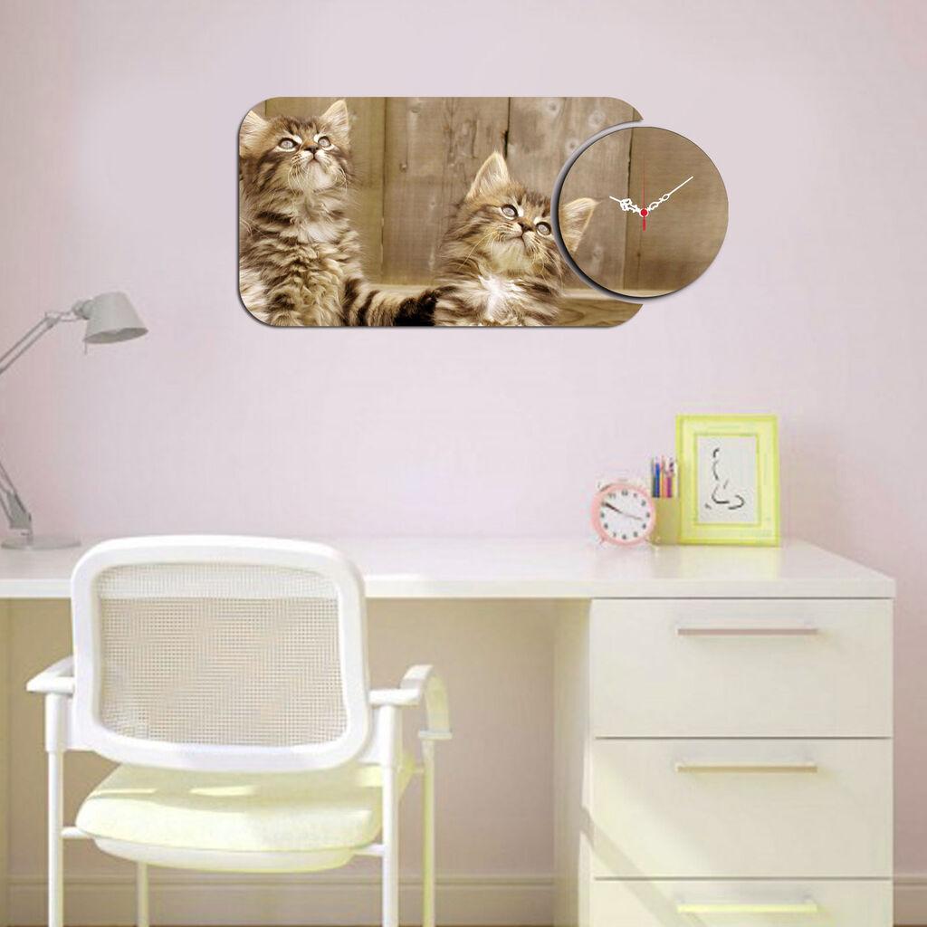 Zidni sat Wallity YMS-79, 68x32 cm, 2 dijela