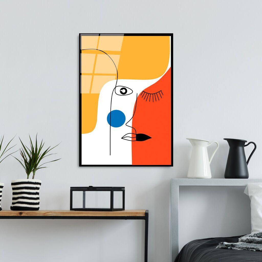 Wallity Slika od kaljenog stakla 45x65cm