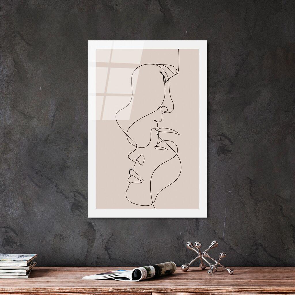 Wallity Slika od kaljenog stakla 30x45cm