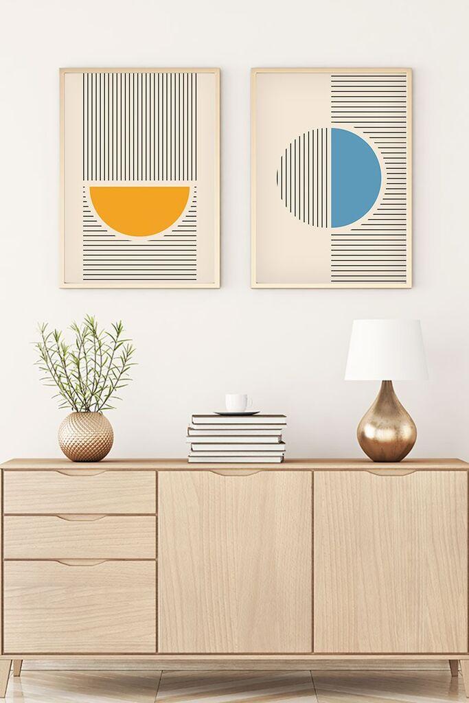 Wallity Uramljena slika Huhu104, 20x30 cm , 2 dela