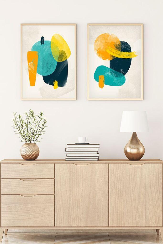 Wallity Uramljena slika Huhu92, 30x40 cm , 2 dela