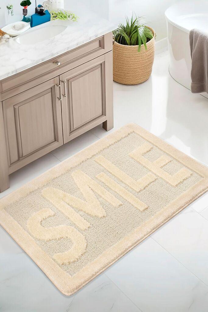 L'essentiel Maison Otirač za kupatilo Smile, 60x100 cm, krem