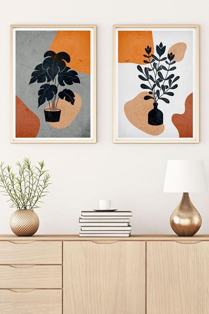 Wallity Uramljena slika Huhu48, 50x70 cm , 2 dela