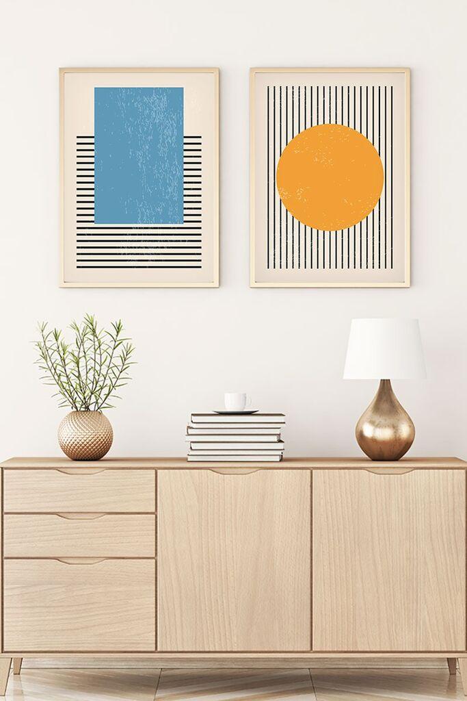 Wallity Uramljena slika Huhu1, 35x50 cm , 2 dela