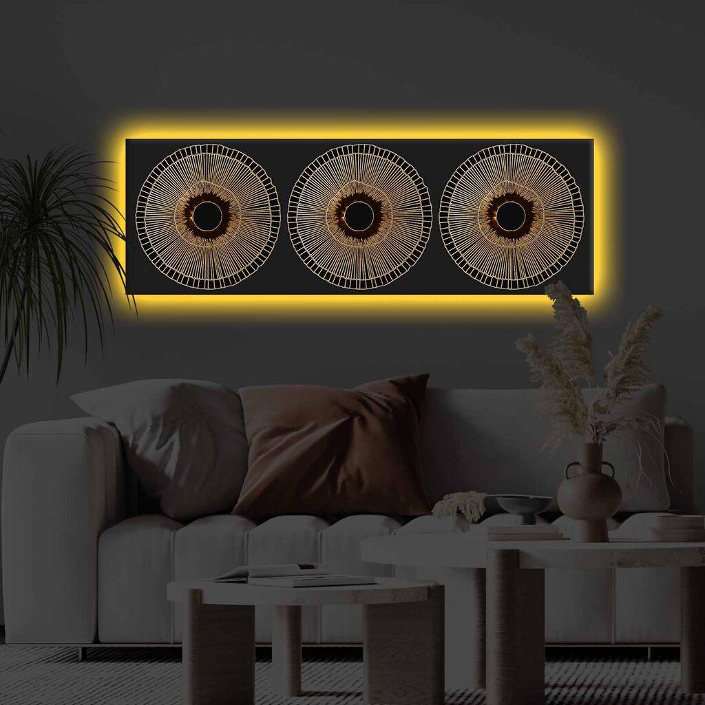Slika na platnu Wallity sa LED osvetljenjem 30x90cm