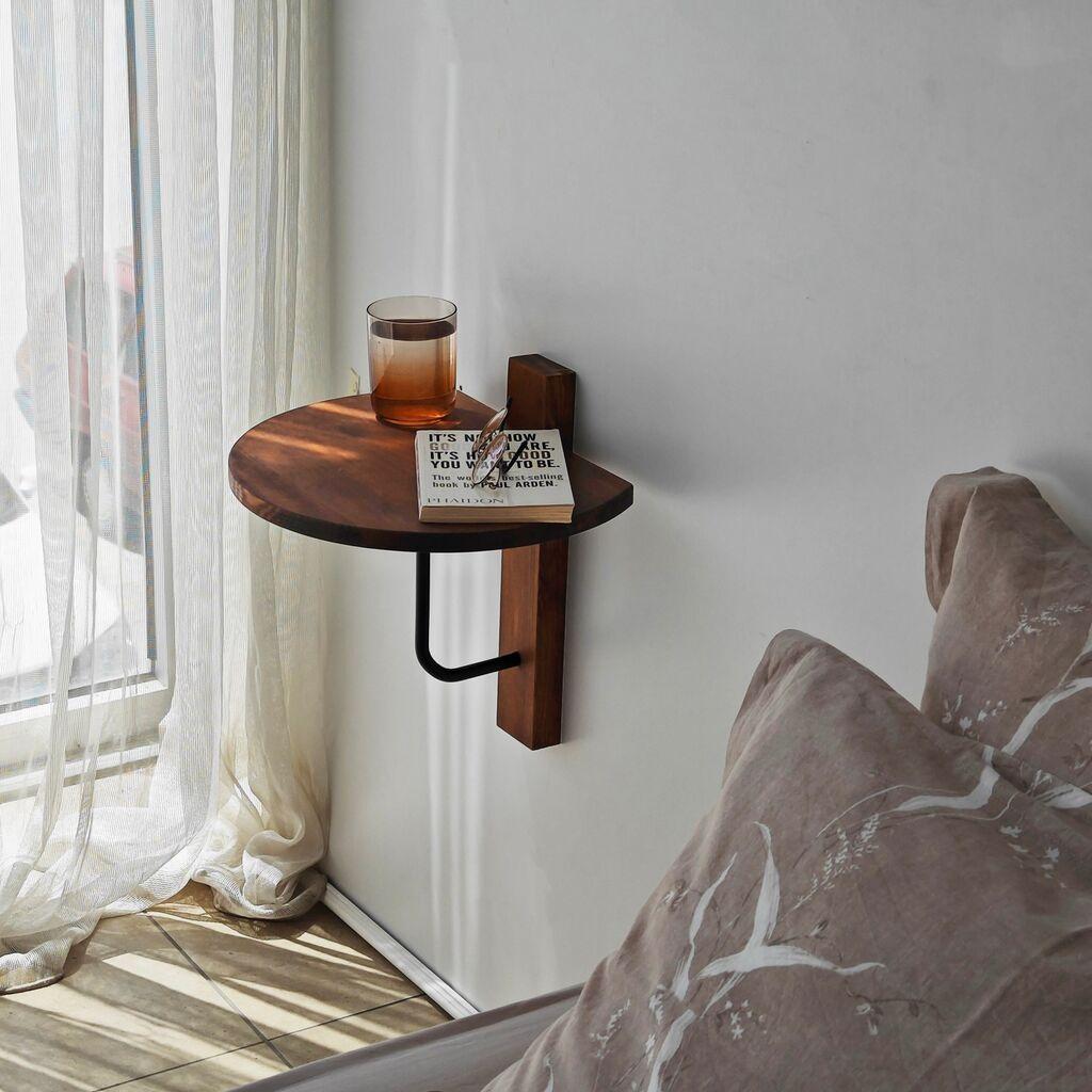 Zidna polica Hanah Home Reve, 35x35x cm, boja kestena
