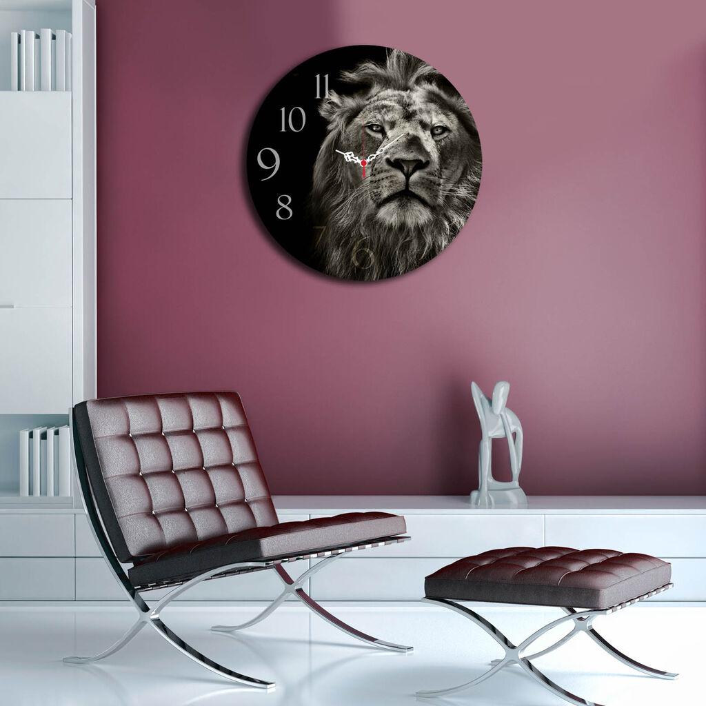 Zidni sat Wallity MDF 40cm šareni