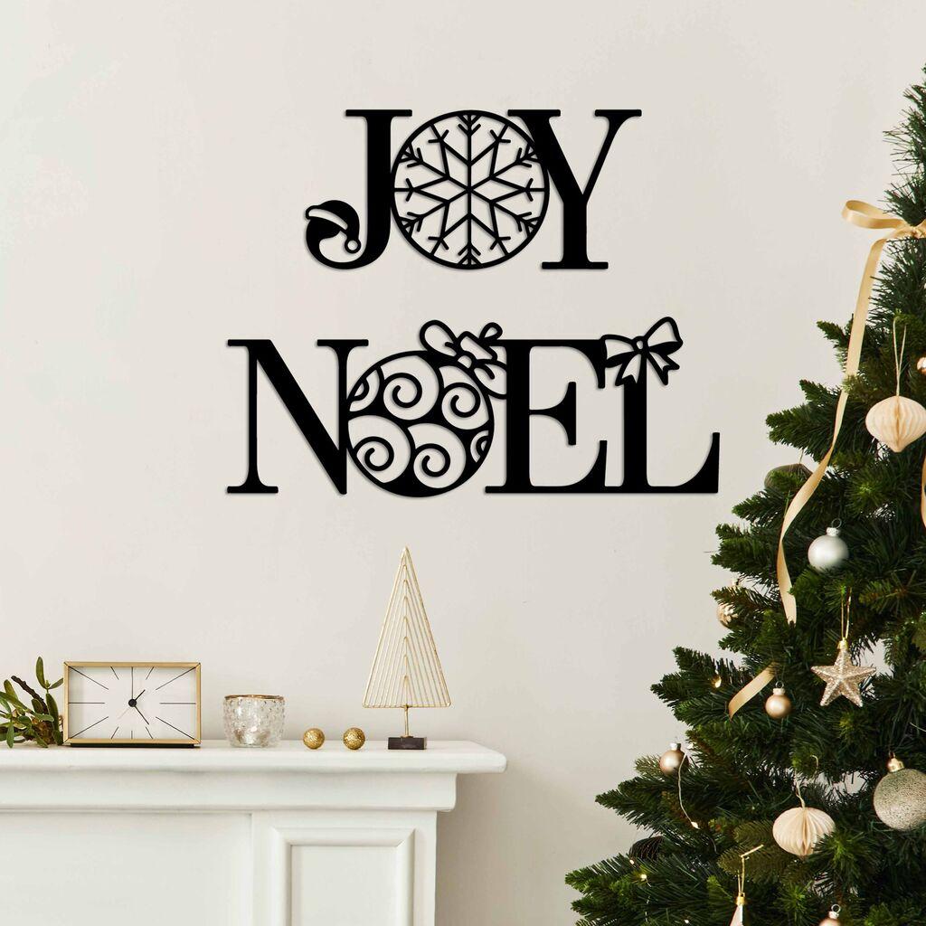 Wallity Zidna dekoracija New Year 3, Crna