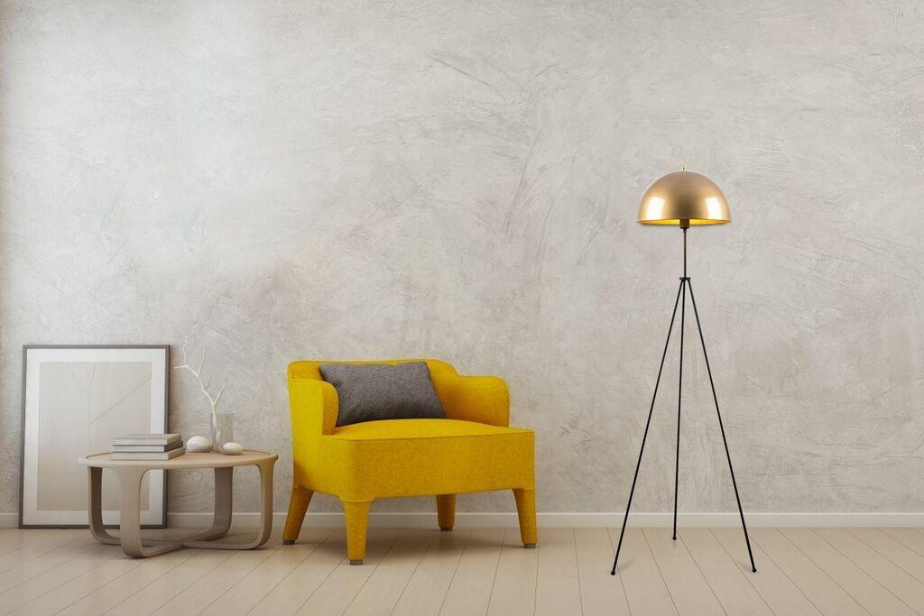 Opviq Podna lampa Can-NT-113, 170 cm, E27 40W, Zlatne boje