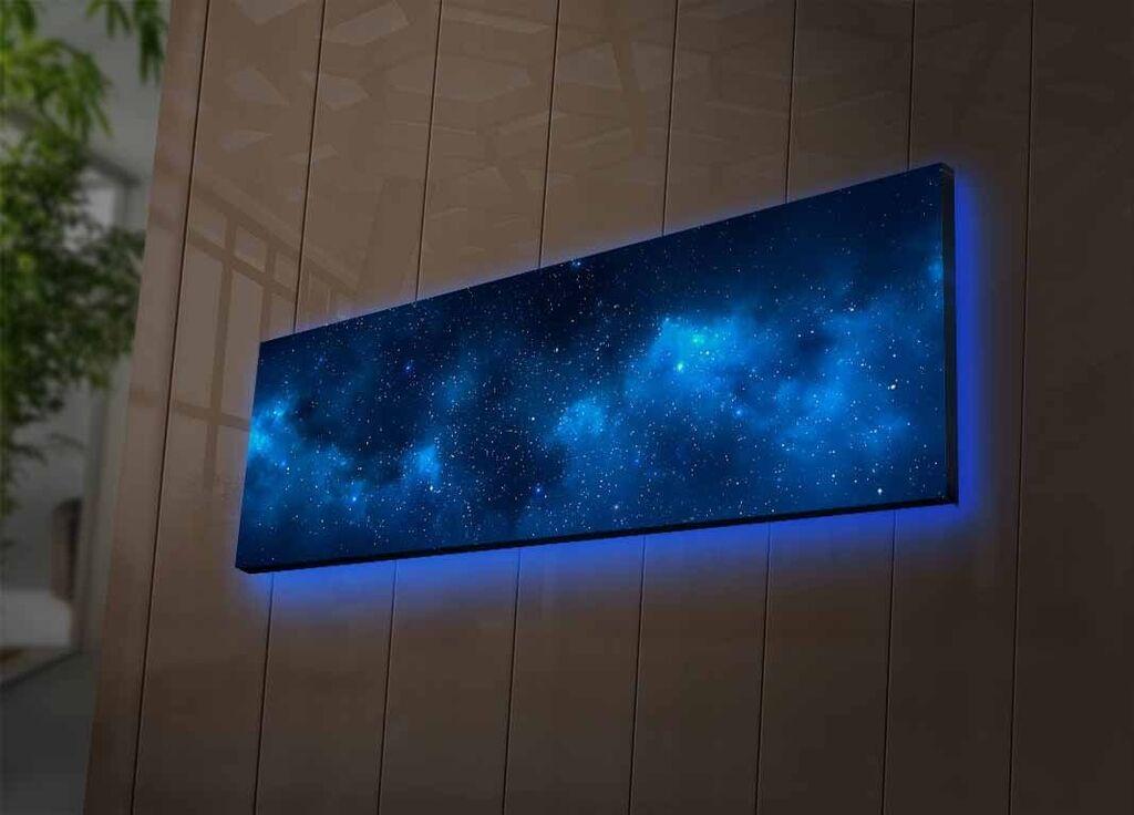 Wallity 3090NASA 017 Dekorativna LED slika, 30x90cm