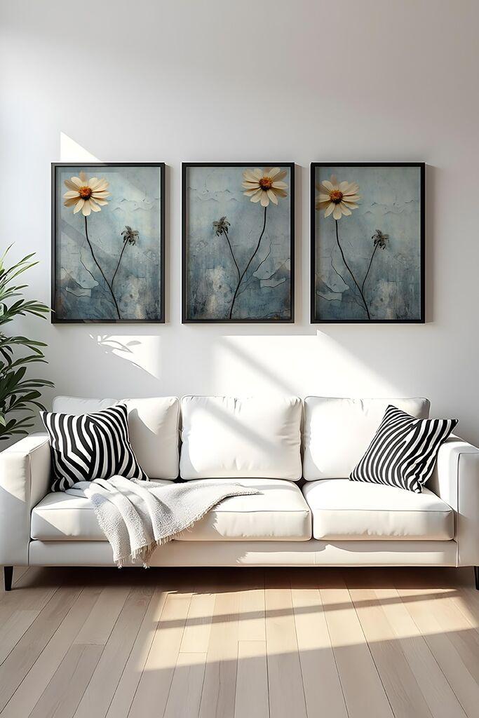 Wallity Uramljena slika Huhu474S, 20x30 cm , 3 dela
