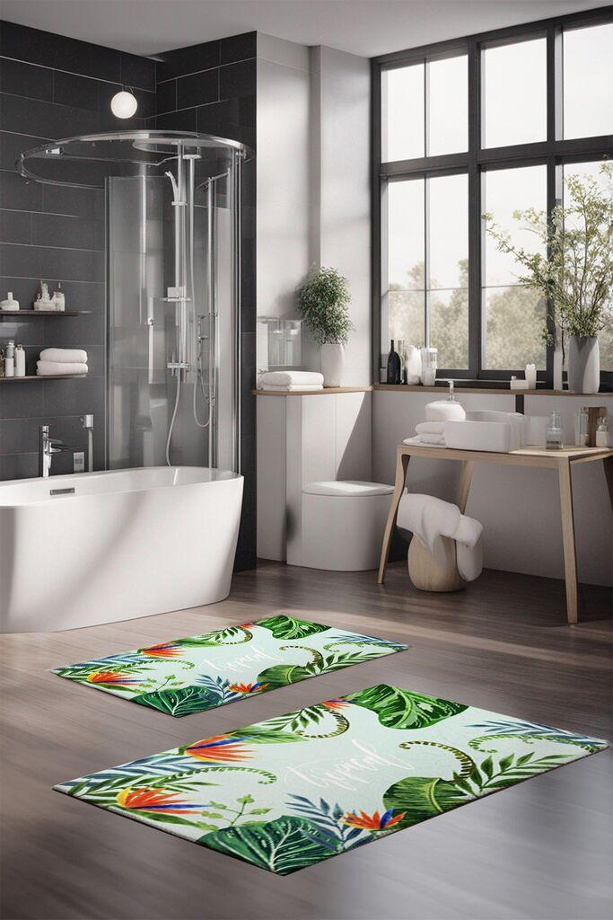 L'essentiel Maison Set prostirki za kupatilo CT-5305, 2 komada, šarene