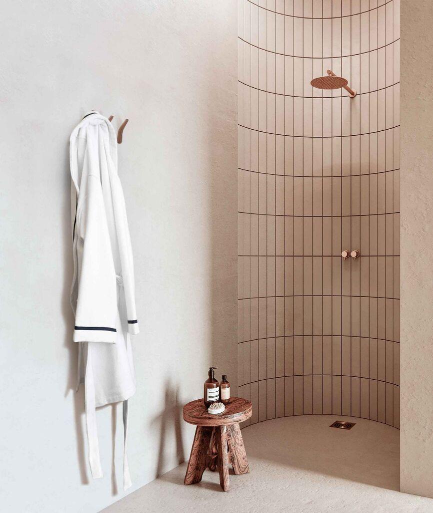 L'essentiel Maison Bademantil Perge, bijelo-crna