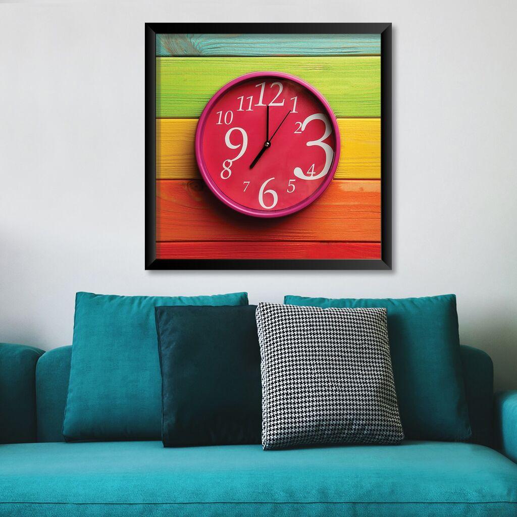 Wallity Dekorativni zidni sat STMDF92331800, 45x45 cm