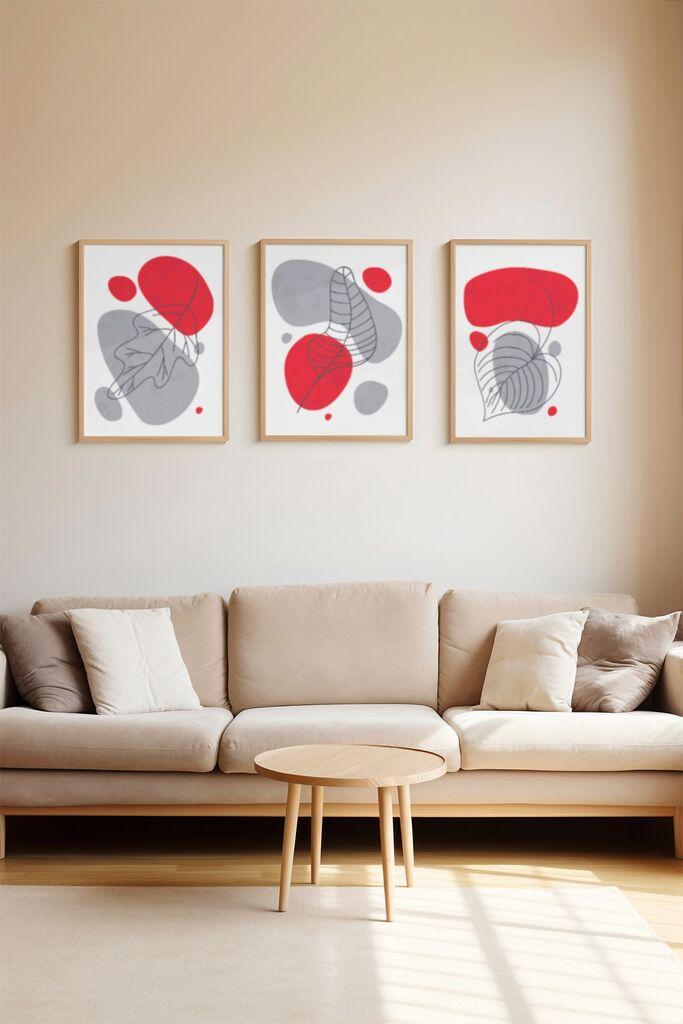 Wallity Slika Ersydata13-3348, 3 dela, 33 x 48 cm