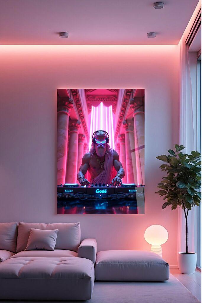 Wallity Slika Hhlneon0029, 50x70 cm