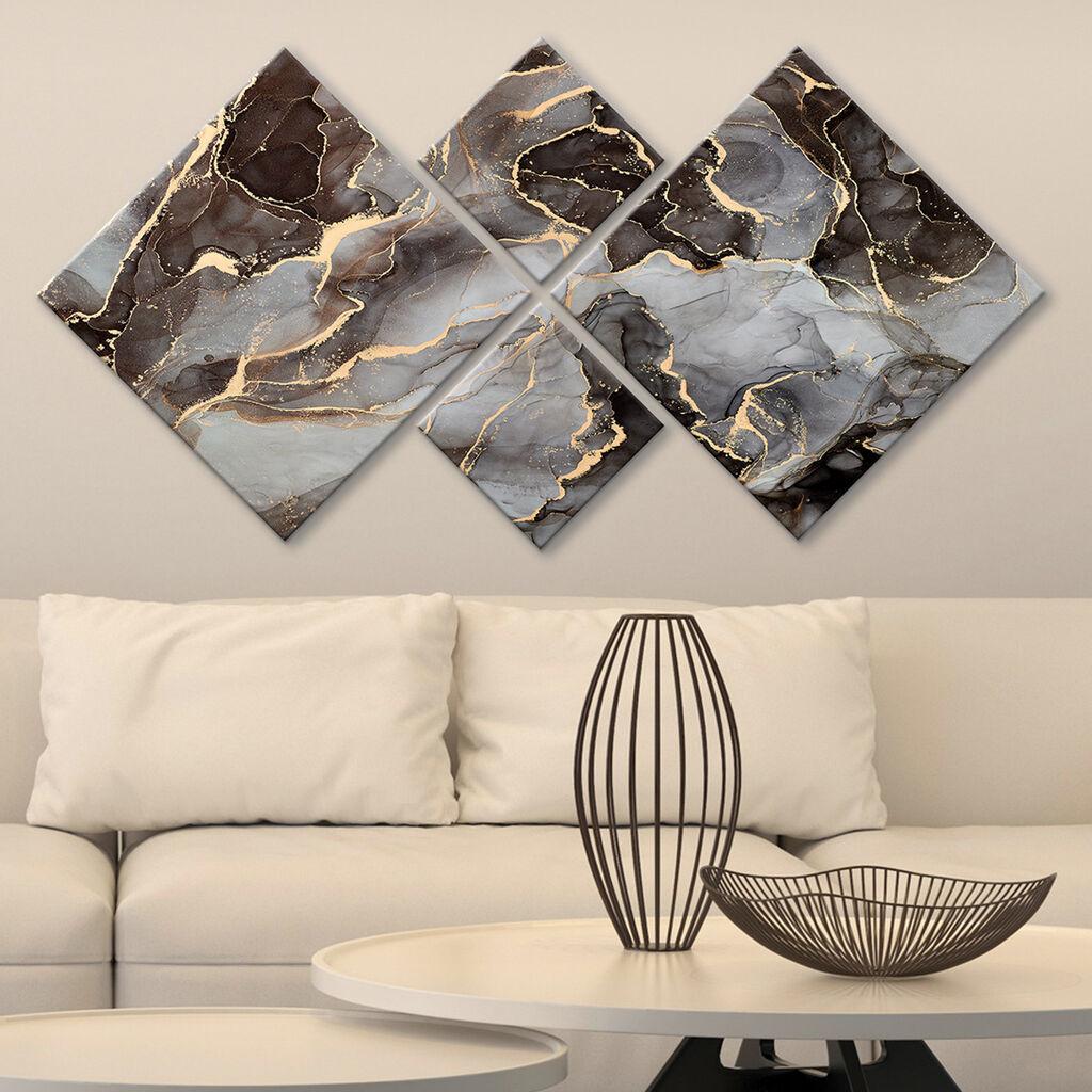Wallity Slika 4MDF1931783480, 60x115 cm, 4 dela