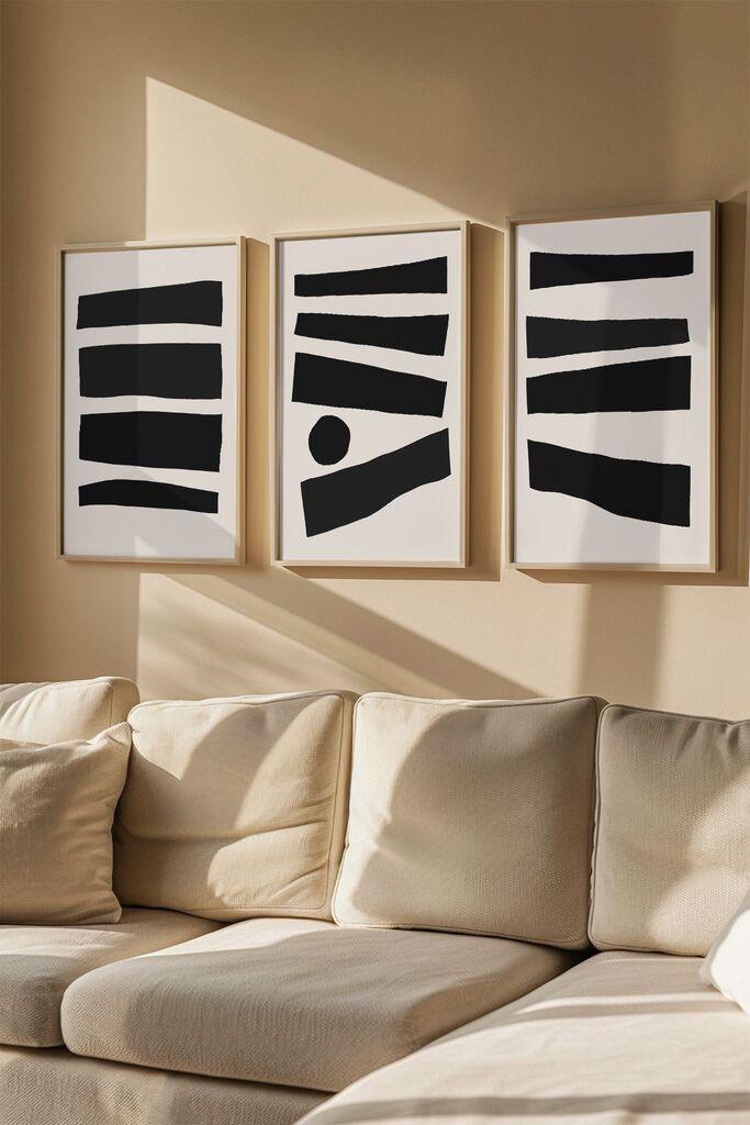Wallity Slika Ersydata17-70100, 3 dela, 70 x 100 cm