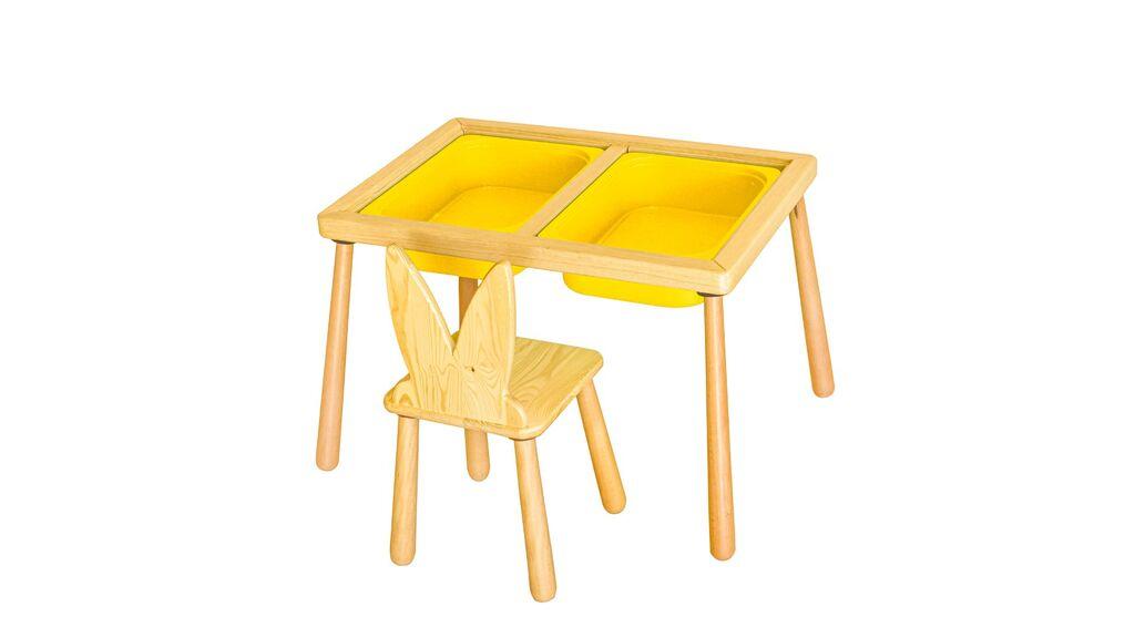 Hanah Home Dječiji sto i stolica, žuta