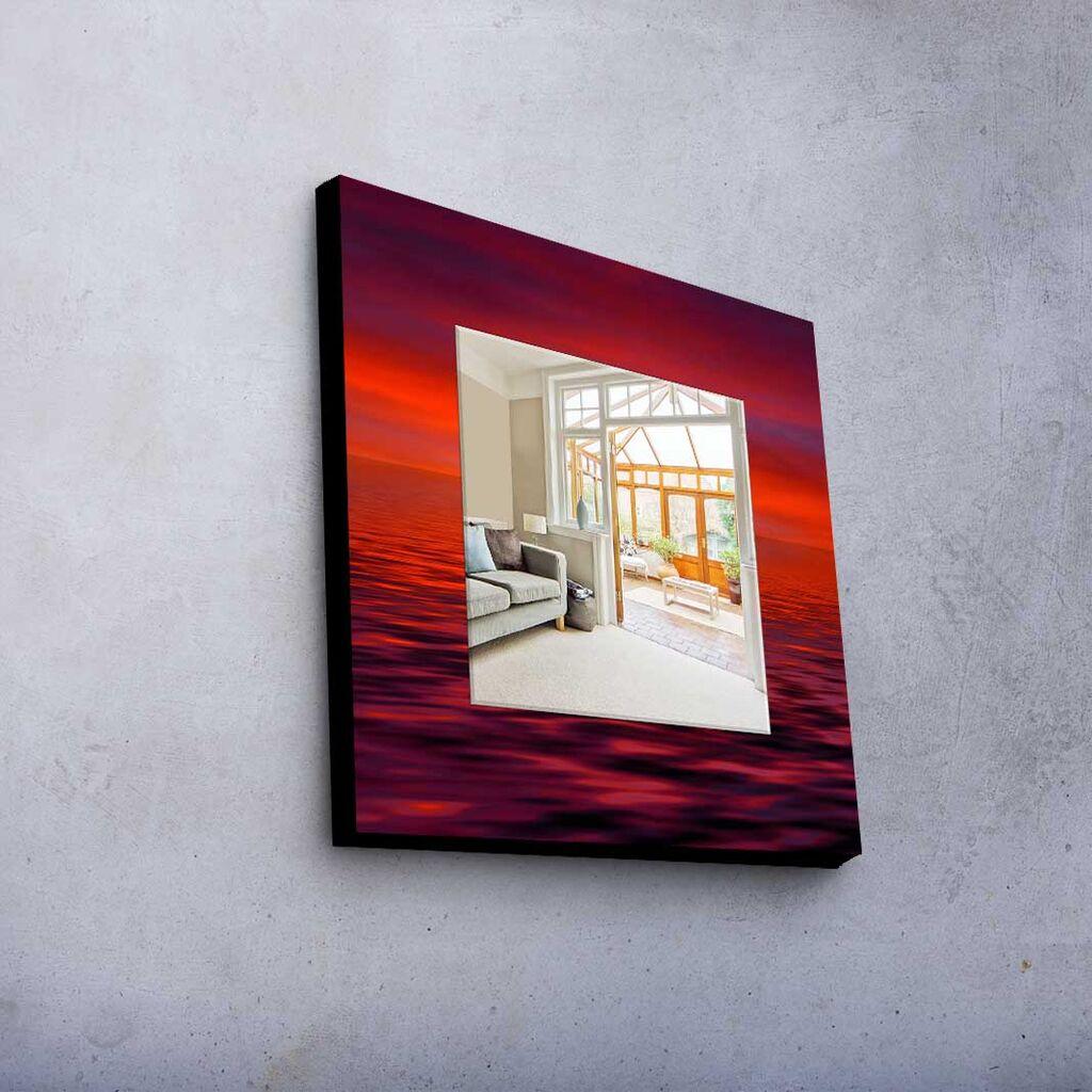 Wallity Ogledalo MA-074, 50x50cm, Šareno