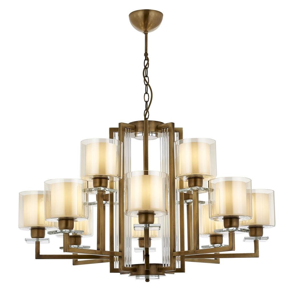 Opviq Luster Av-4285-12E, 100 cm, Braon-bež
