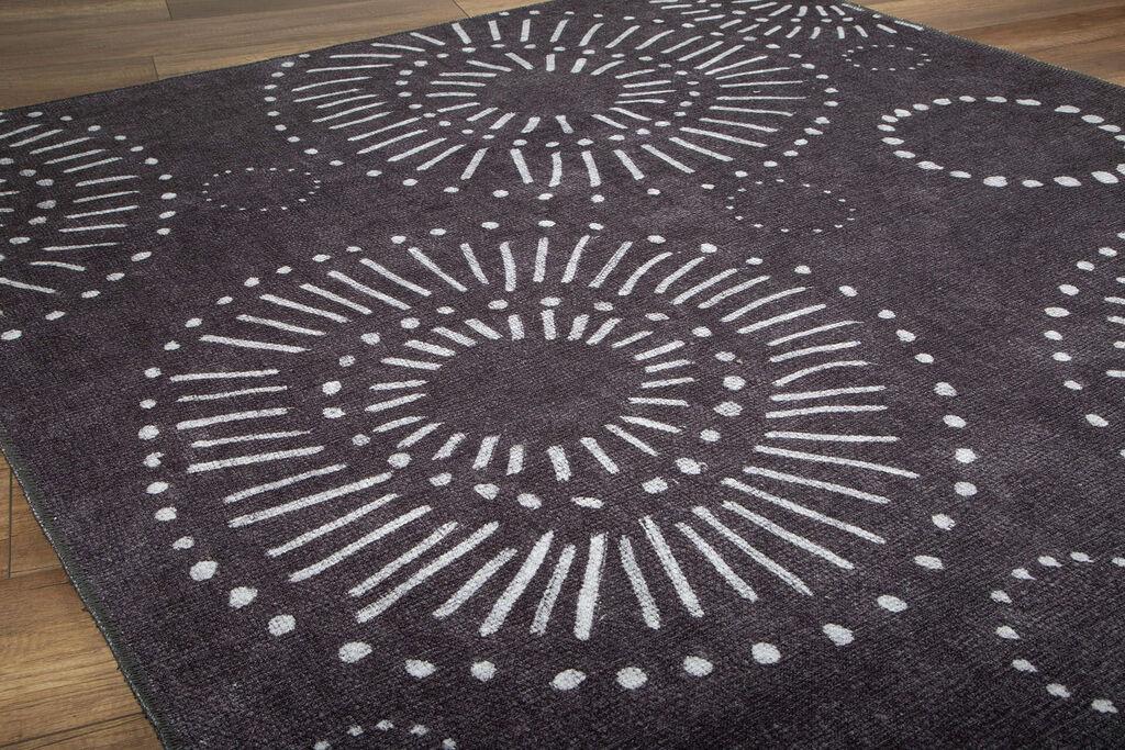 Conceptum Hypnose Tepih Ada Gonul -AL 343, 210x310 cm, Antracit-bijeli