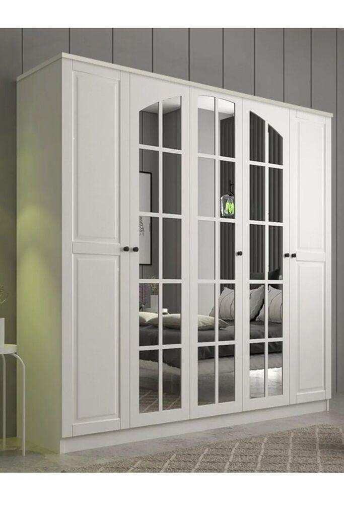 Hanah Home Ormar Rb-017, 175x210x52 cm, Bijeli