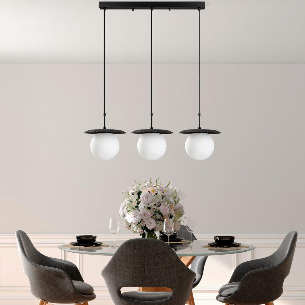 Opviq Luster Anemon-13835, 100x30x110cm, IP20, Crno-bijela
