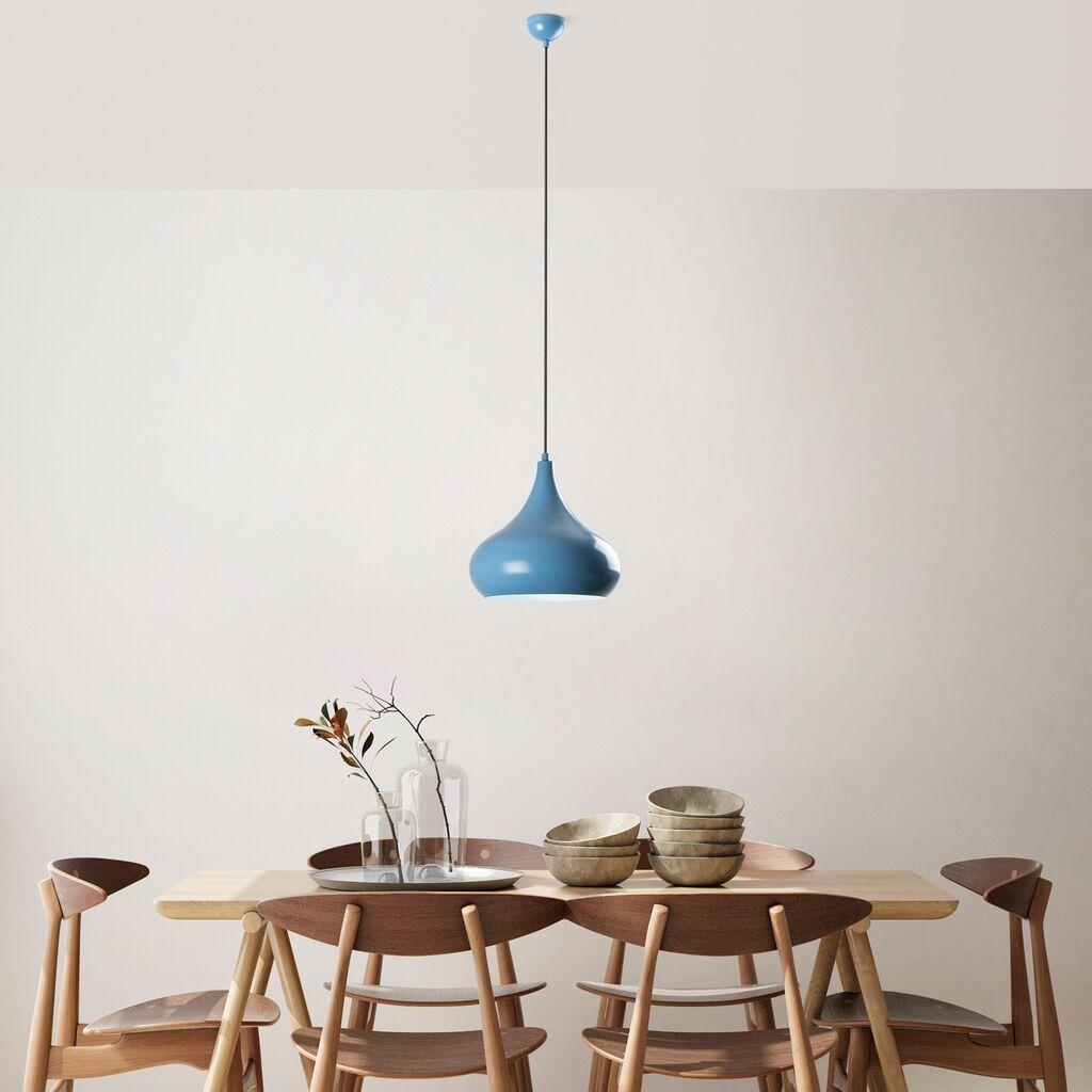 Opviq Luster Saglam 3774, 35-126 cm, O30 cm, E27, Plava
