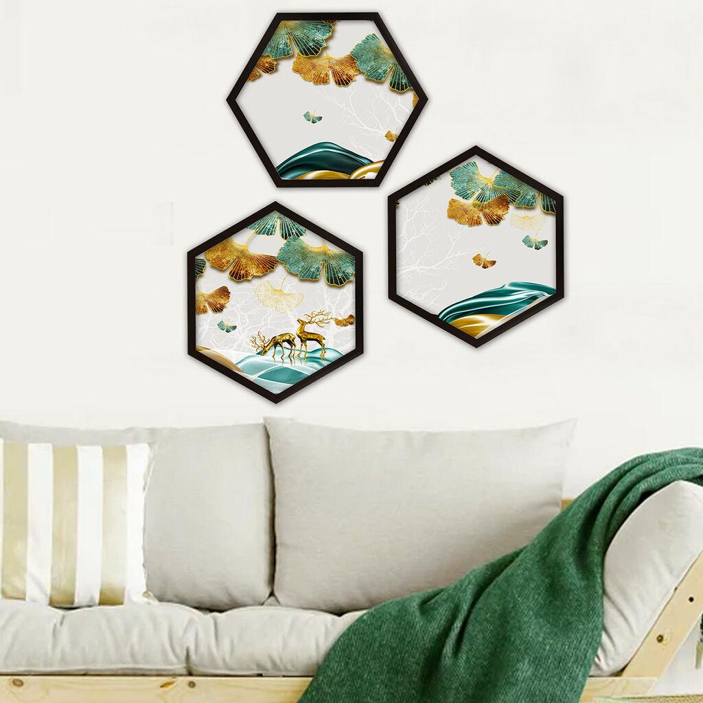 Wallity Uramljena slika 6GEN1730813560, 35x35 cm, 3 dela