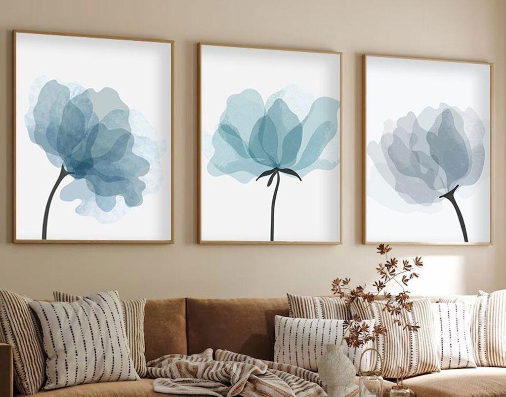 Wallity Dekorativna slika Huhu206, 35x50cm, 3 dela