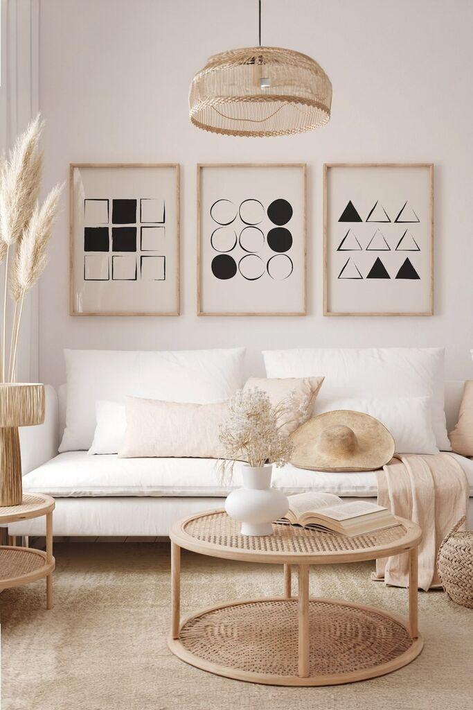 Wallity Slika 3Dartsoho34, 3 dela, 33 x 48 cm