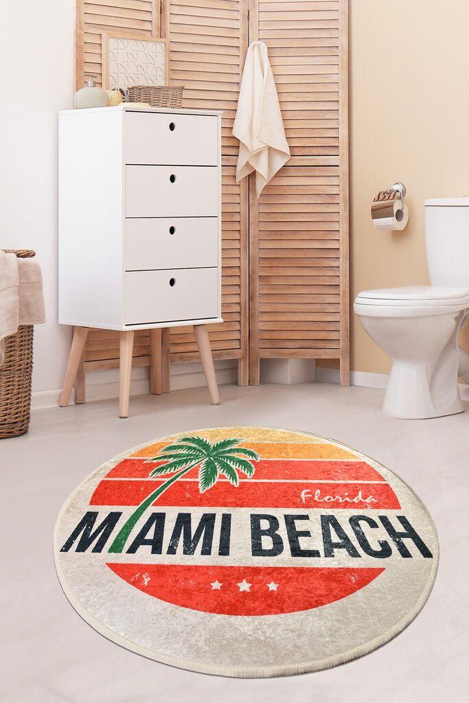 L'essentiel Maison Miami Beach prostirka za kupatilo, 100cm, narandžasta
