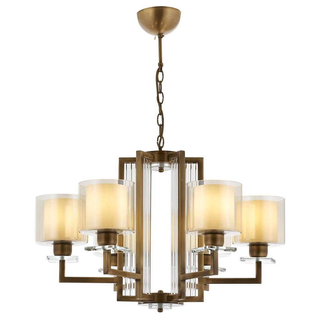 Opviq Luster Av-4285-6E, 90 cm, Braon-bež
