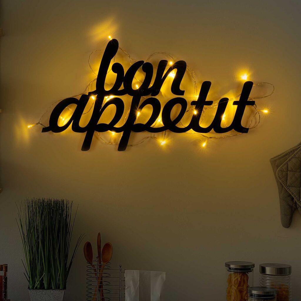 Wallity Zidna dekoracija Bon Appetit 171, 30x50cm, Crna