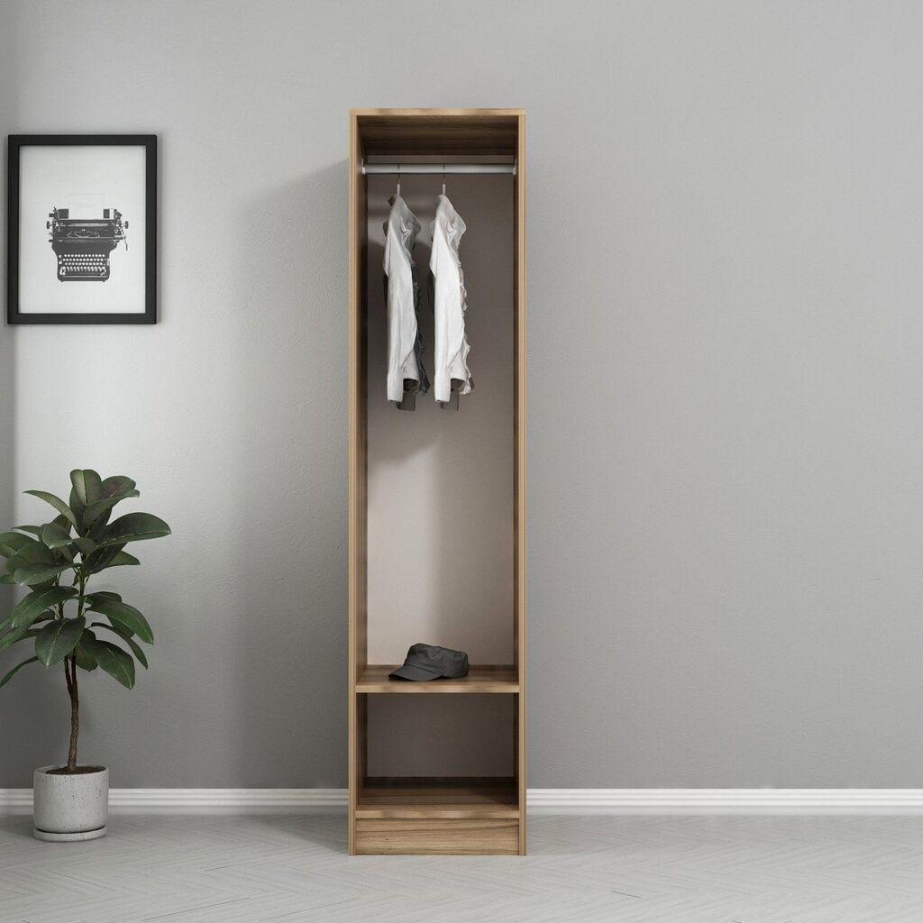 Hanah Home Kale 190 Dore Garderober, 45x190x52cm, Smeđi