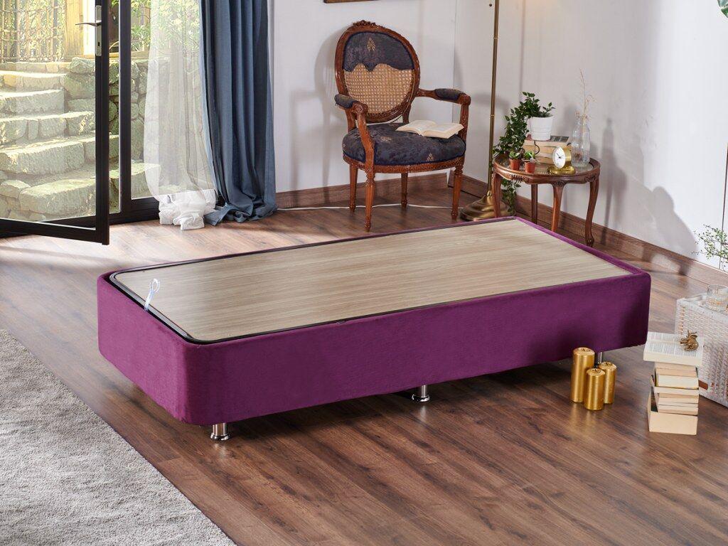 Hanah Home Podloga za krevet Ljubičasta, 90x38x190 cm, Ljubičasta