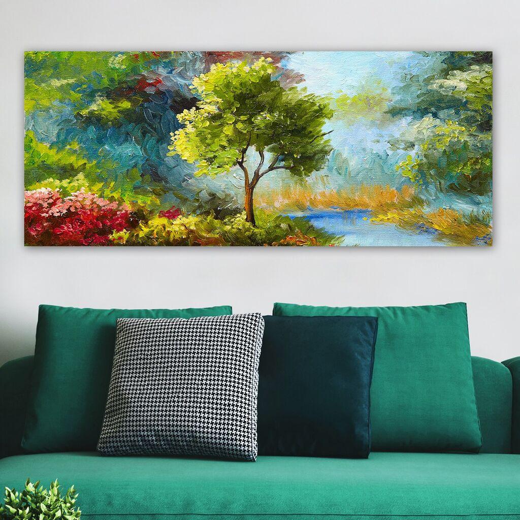 Wallity Slika na platnu 50x120cm