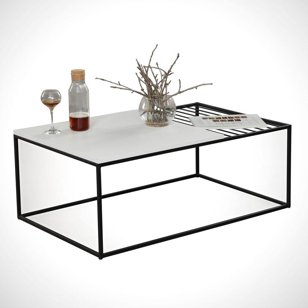 Hanah Home Klub sto Zinus, 95x43x55 cm, Crno-bijeli