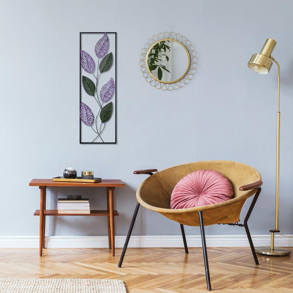 Wallity Zidna dekoracija Leaf, 90x32 cm, Šarena