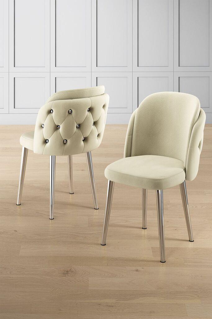 Hanah Home set stolica Axle, 85x59x98 cm, 4 dijela, krem