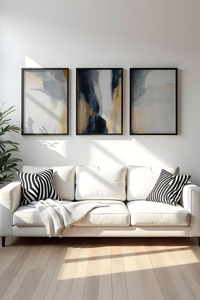 Wallity Uramljena slika Huhu484S, 20x30 cm , 3 dela